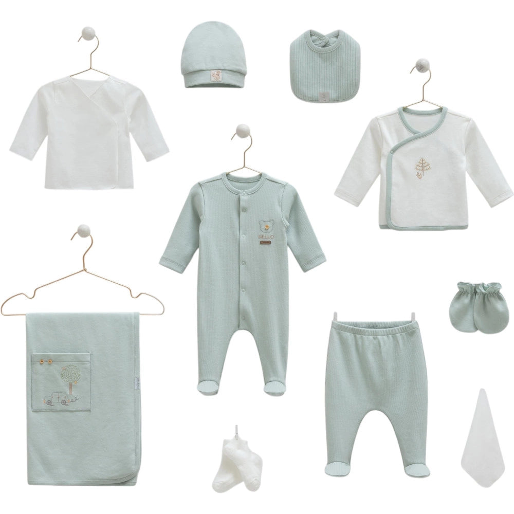 Hello Forest 10-Piece Baby Hospital Set - Green