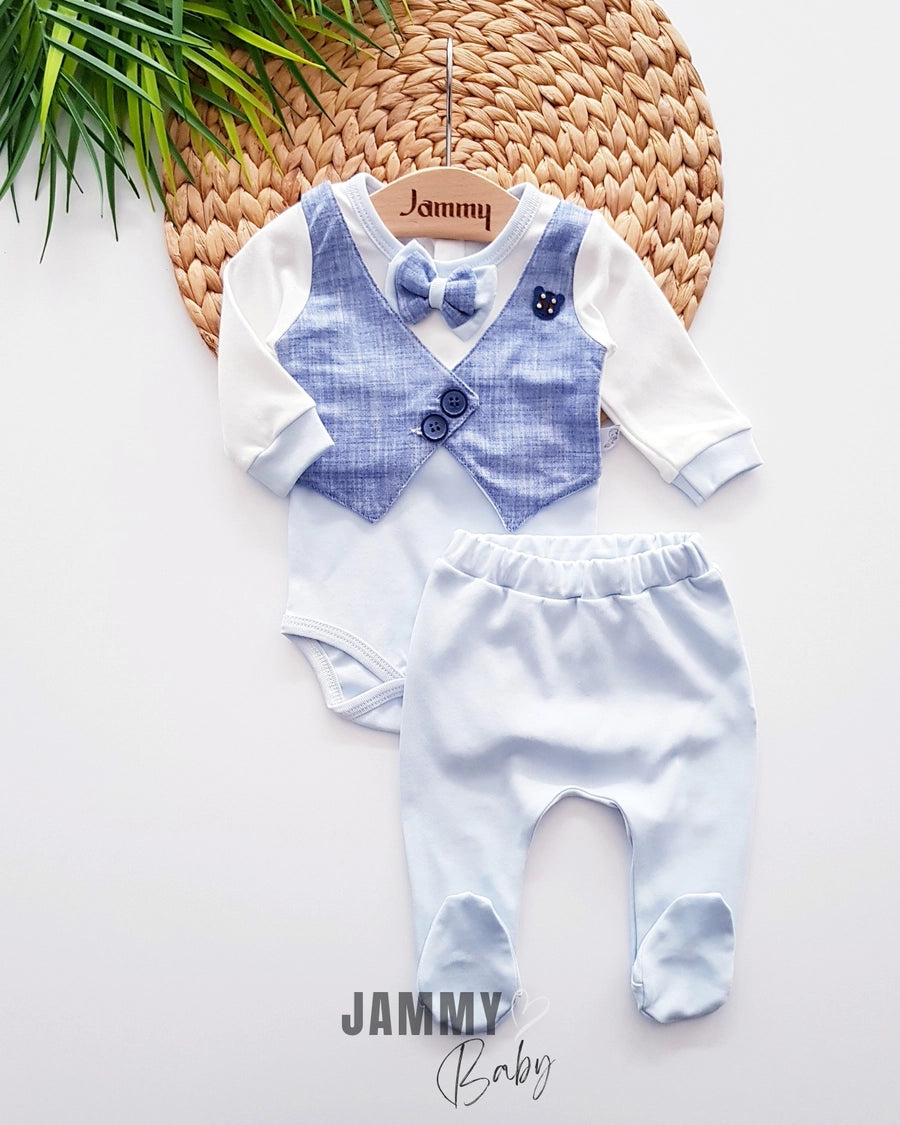 Lowell 5 Piece Newborn Set-BLUE