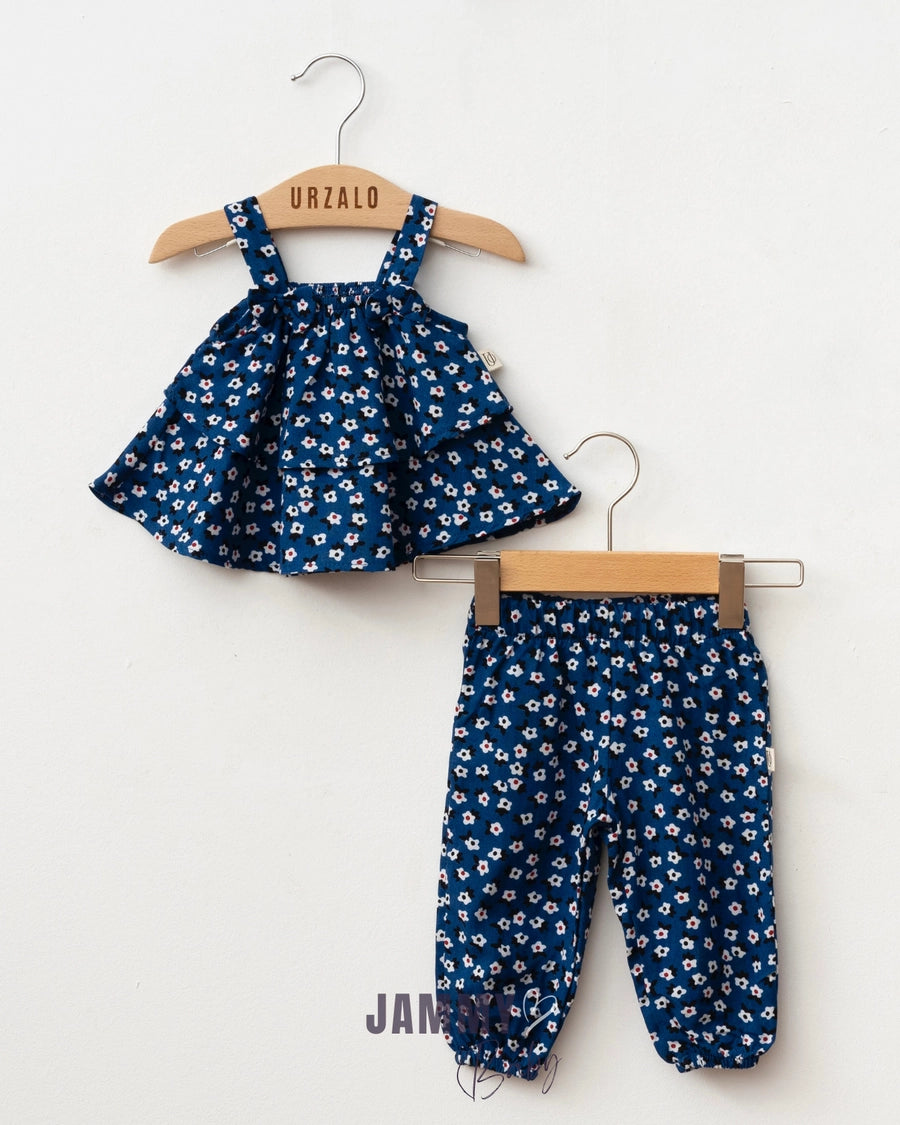 Margarita Strappy Summer Set – NAVY BLUE