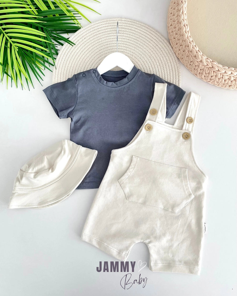 Rex Bucket Hat Overalls / Body Set - ANTHRACITE