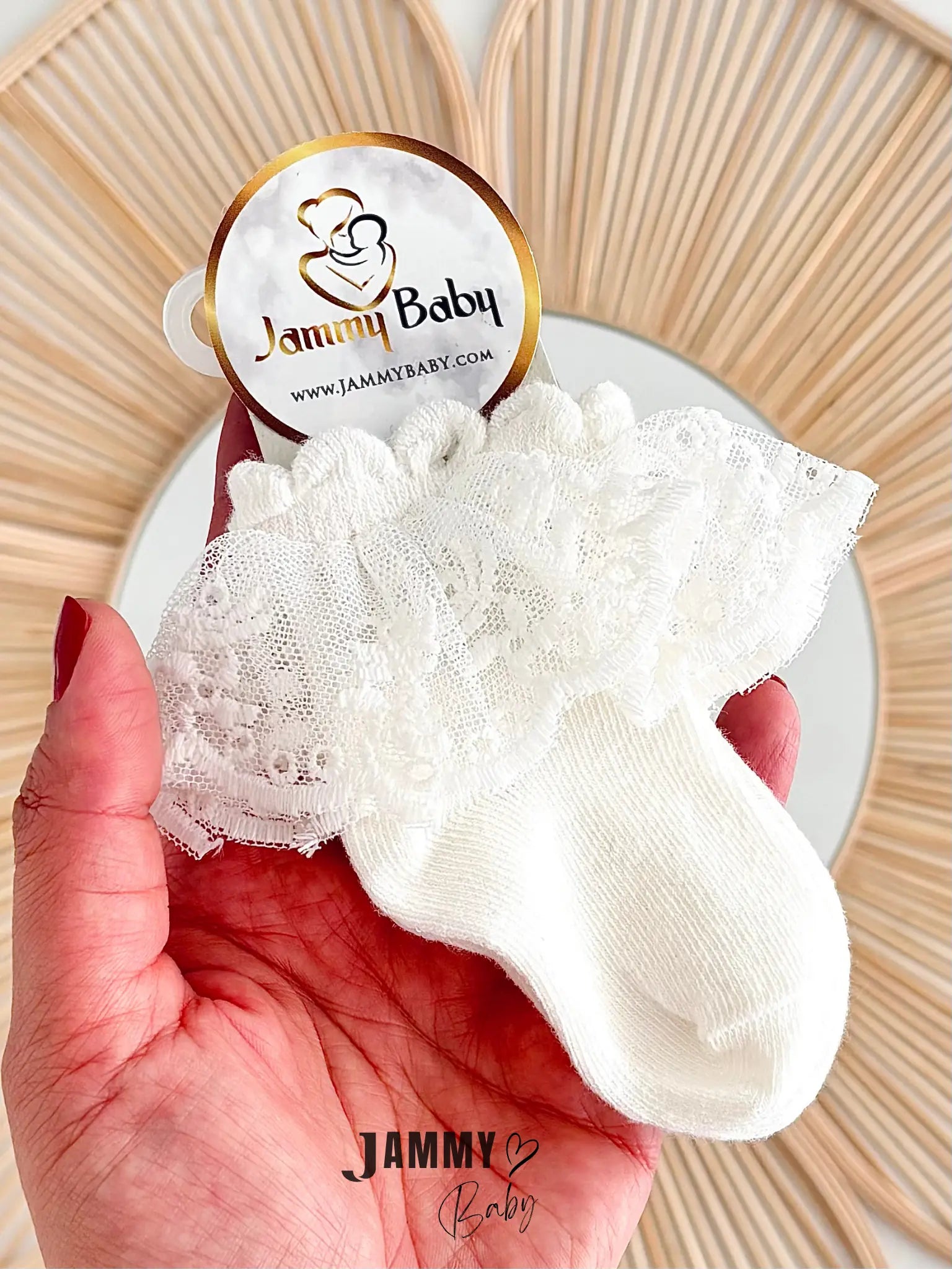 Faye Fisto Detailed Ankle Socks - Cream