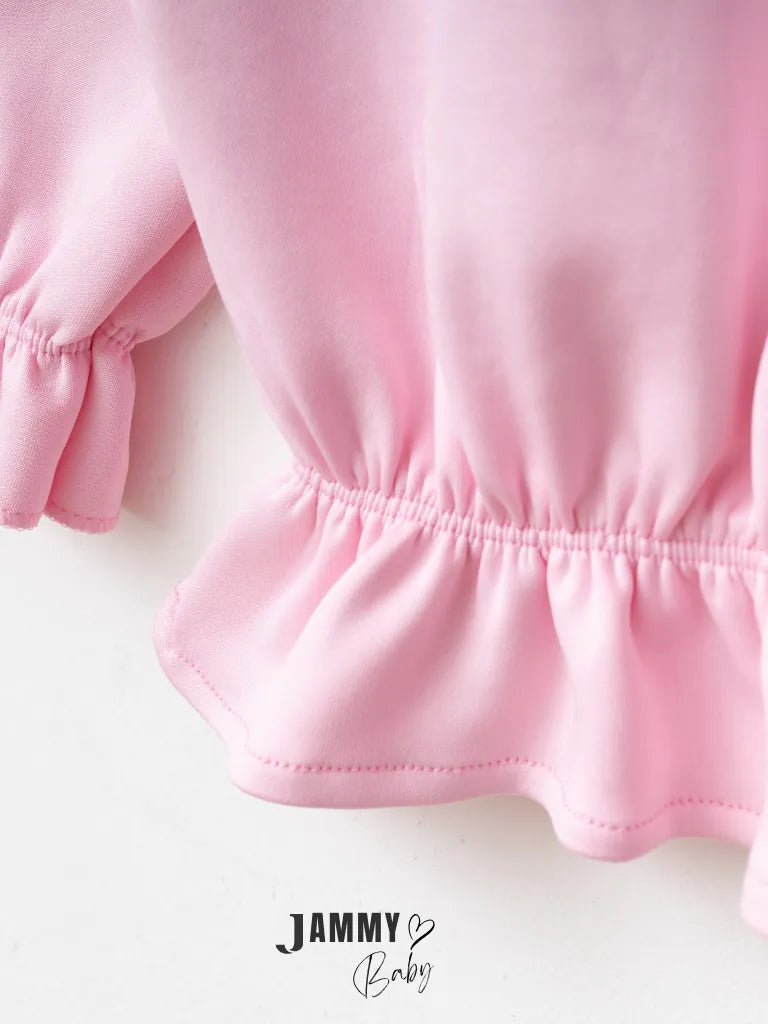 Dora Flara Minimalist Modal Leggings Set - Pink