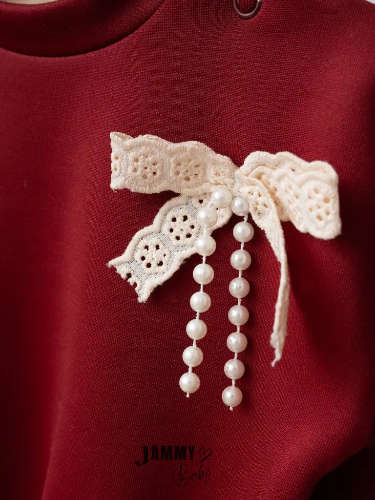 Dora Flara Minimalist Modal Leggings Set - Burgundy