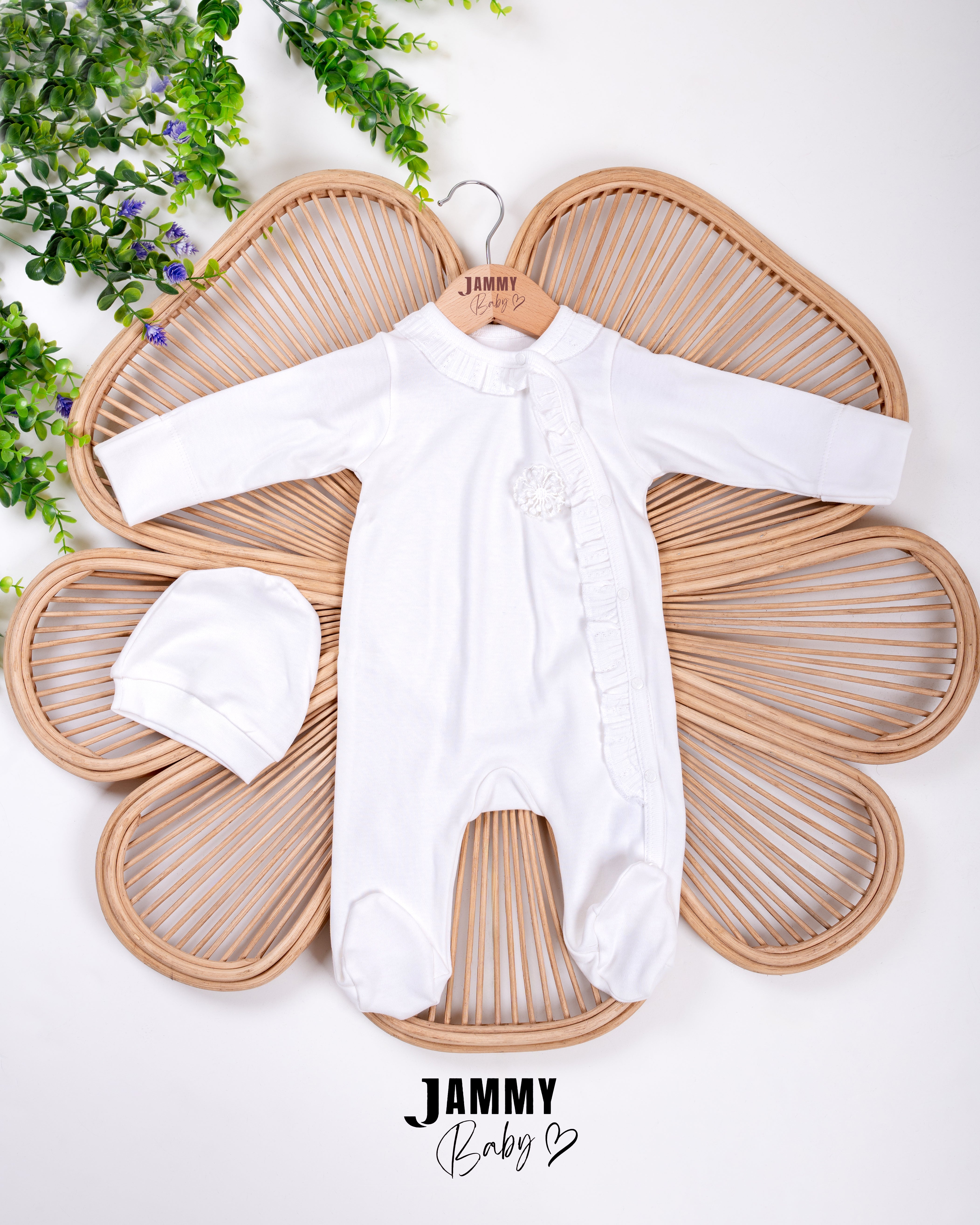 DAISY SOFT - Hooded Romper