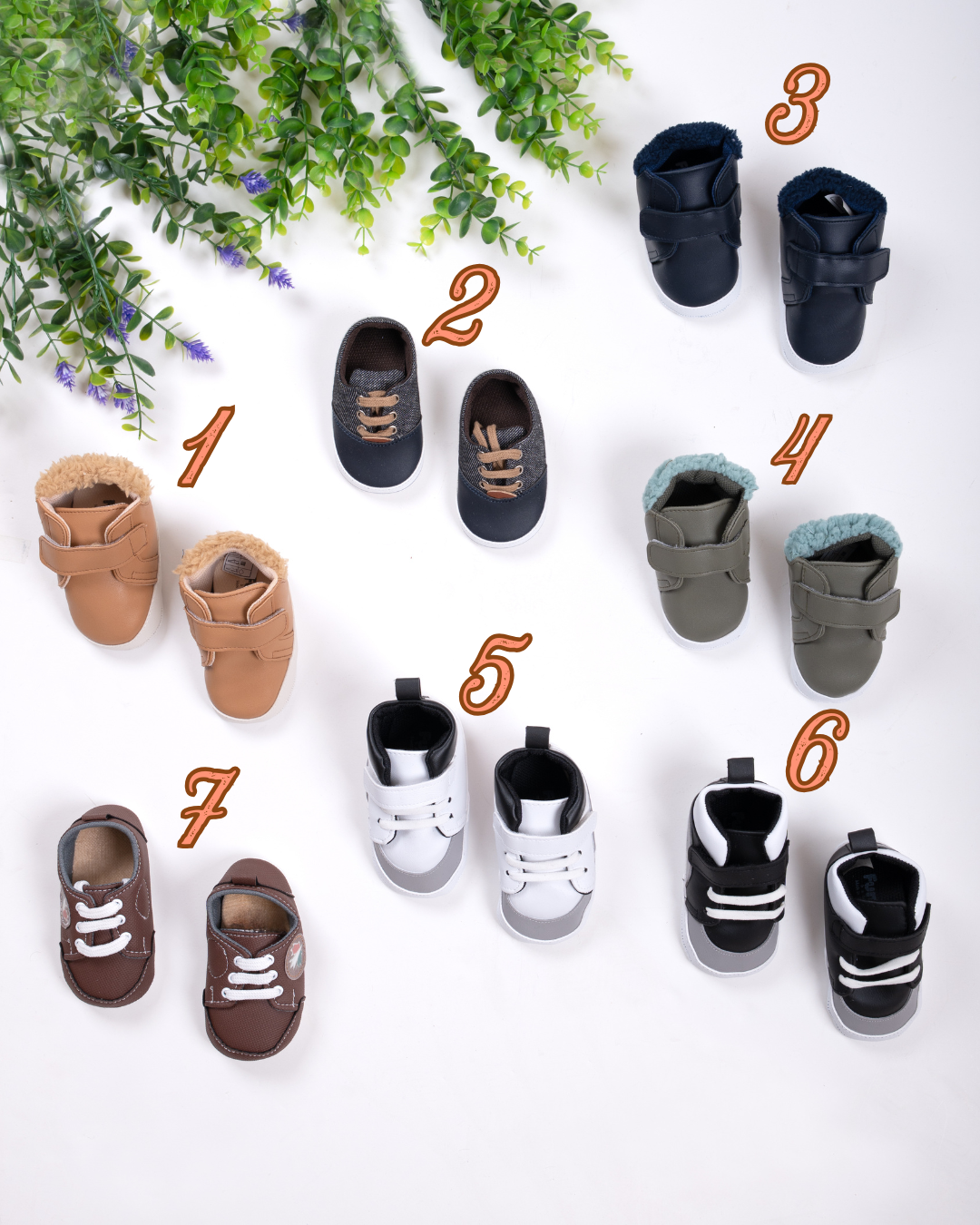 Mini Steps Baby Boy Shoes – Multiple Styles
