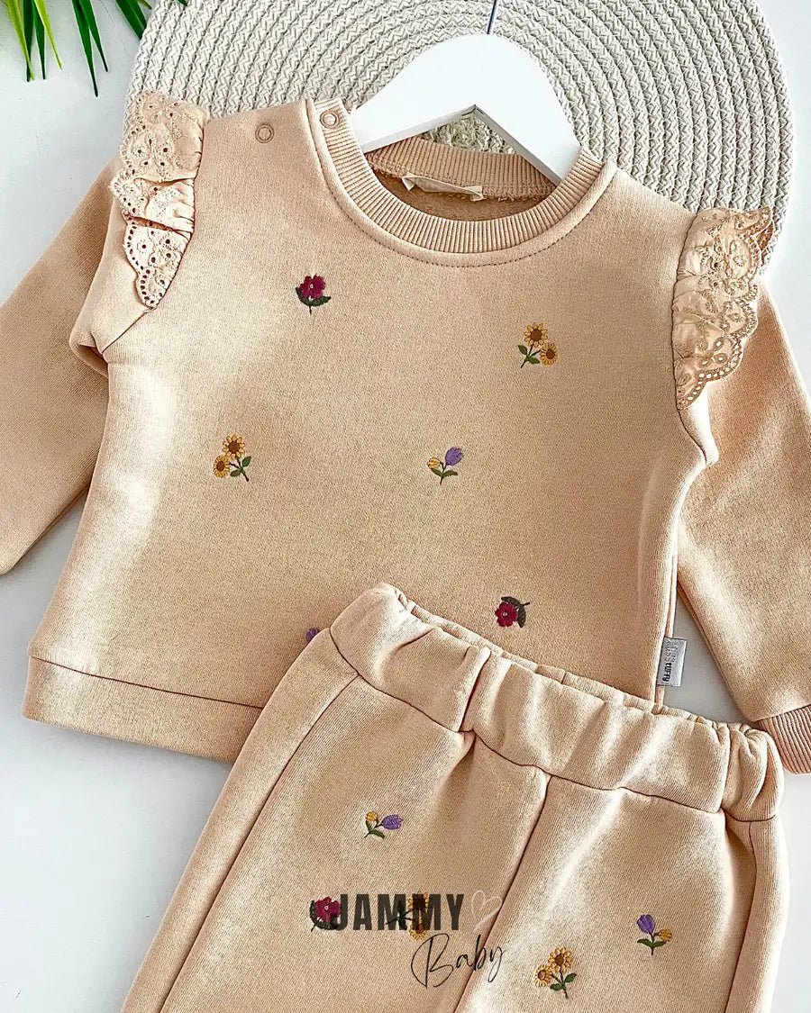 Flower Garden 3 Yarn Set-BEIGE