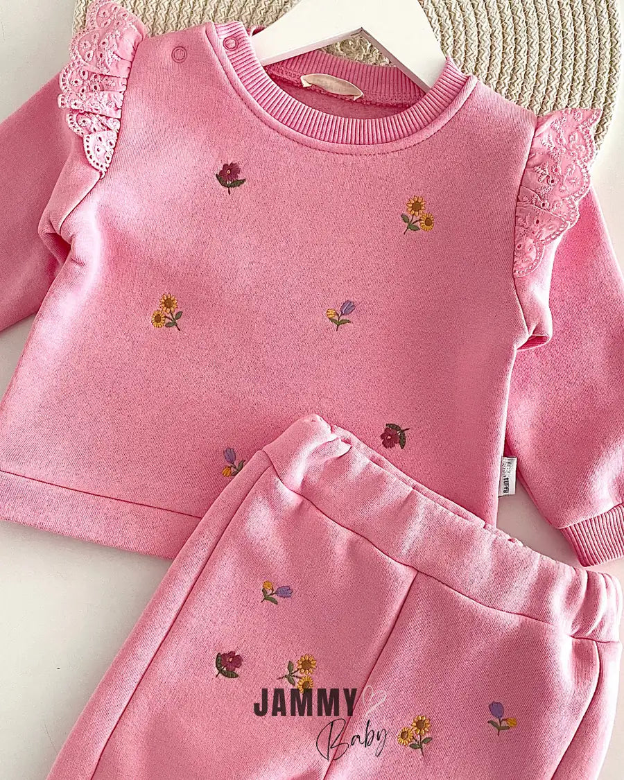 Flower Garden 3 Yarn Set-Pink