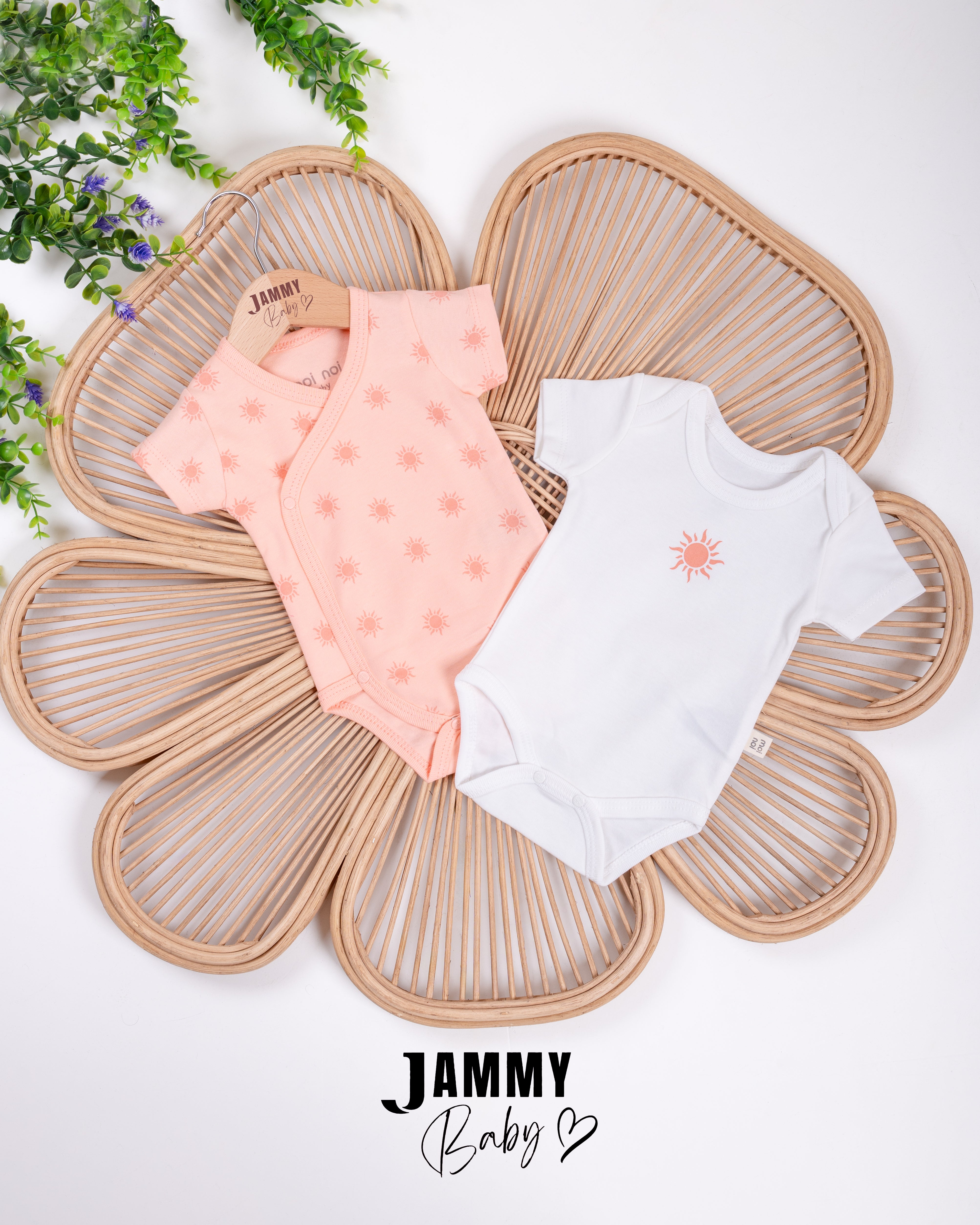 SUN - Short Sleeve Bodysuit (2-Pack)