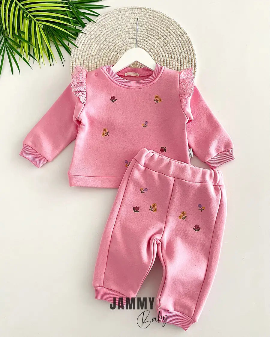 Flower Garden 3 Yarn Set-Pink