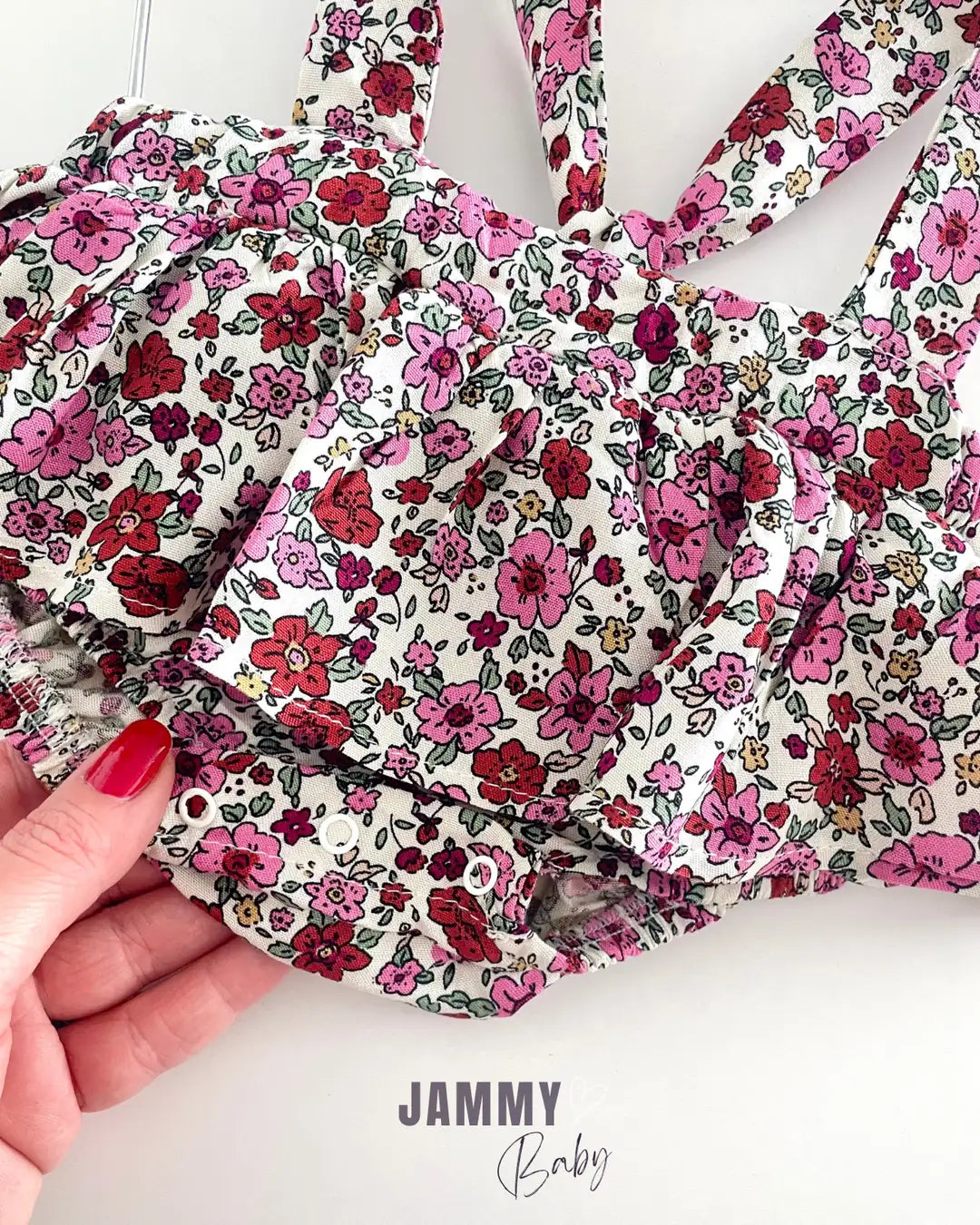 Luisa Printed Overalls & Shirt Set – Pink
