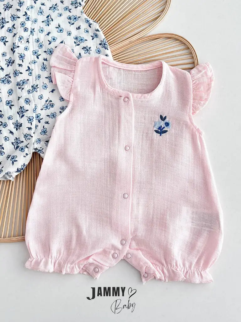 Colorful Happy Garden 2-Piece Jumpsuit Set