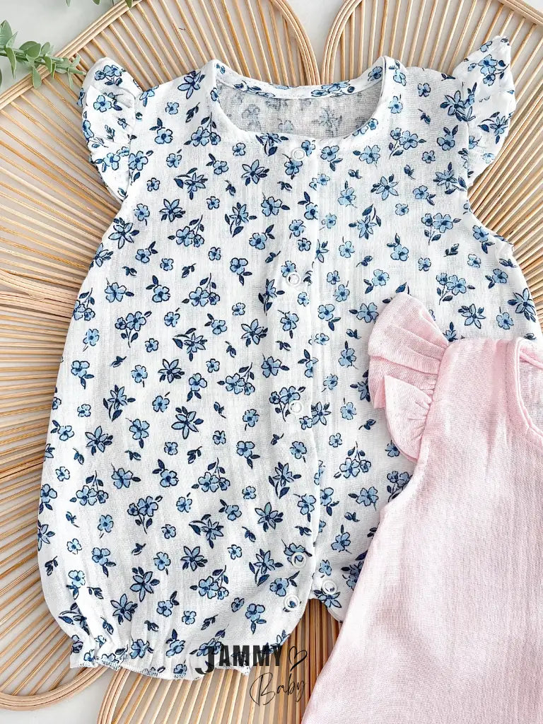 Colorful Happy Garden 2-Piece Jumpsuit Set