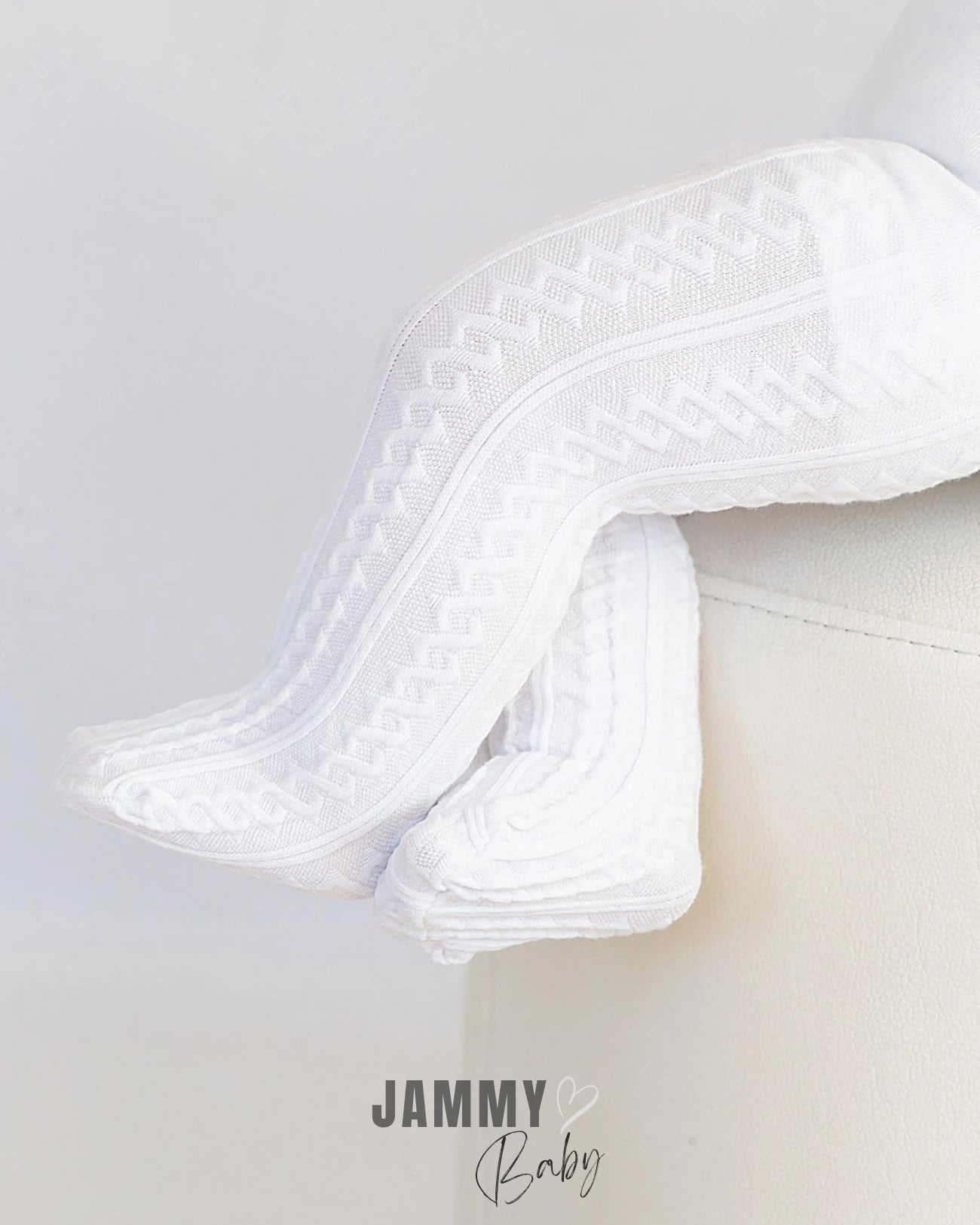 Azalea Pattern Cotton Tights – WHITE