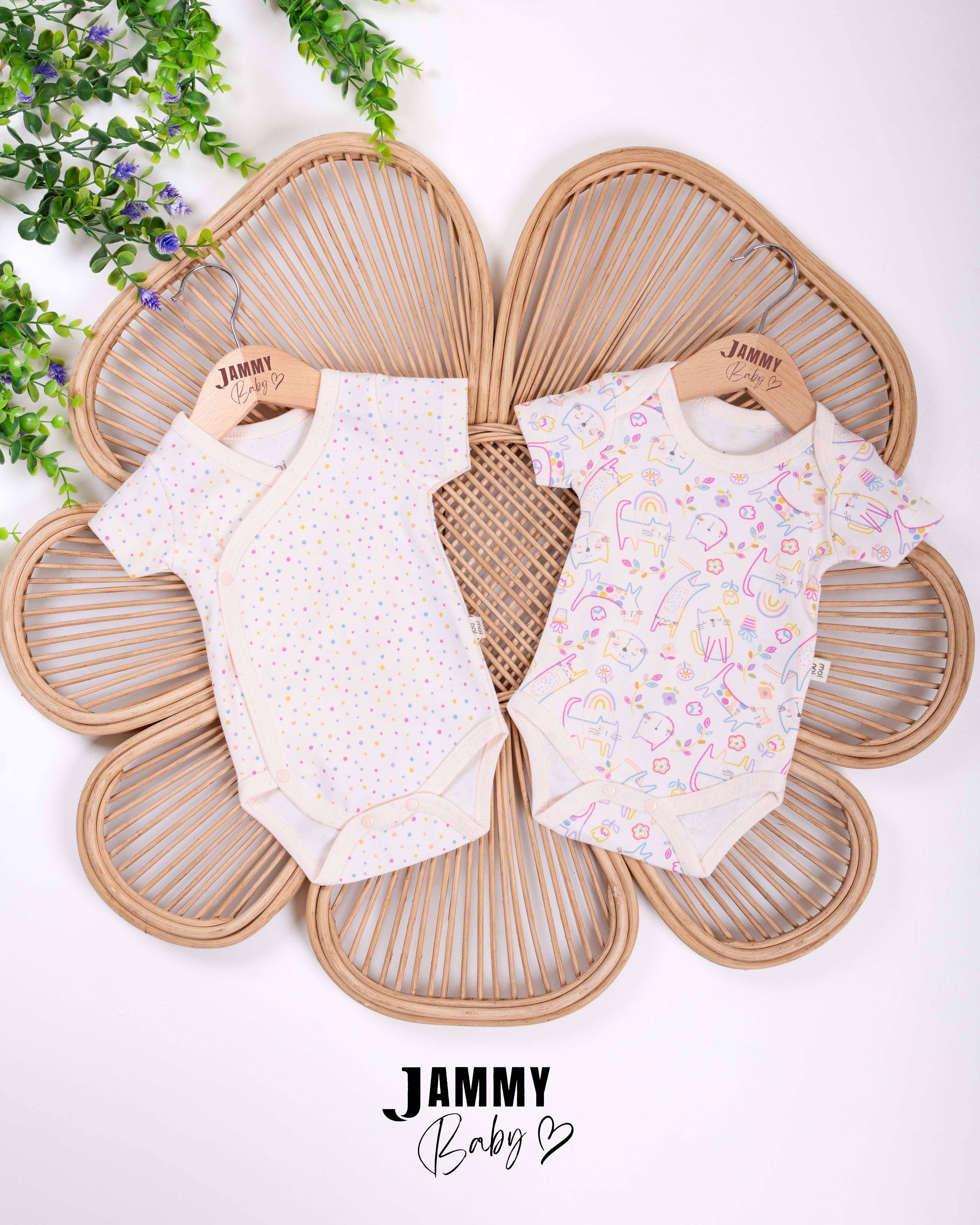 CAT - Short Sleeve Bodysuit (2-Pack)