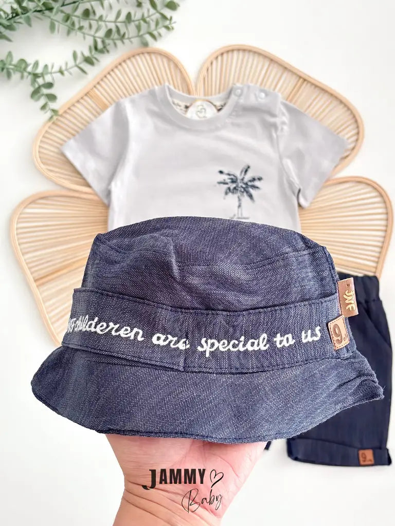 Drake Bucket Hat & Palm Tree 3-Piece Set – Gray