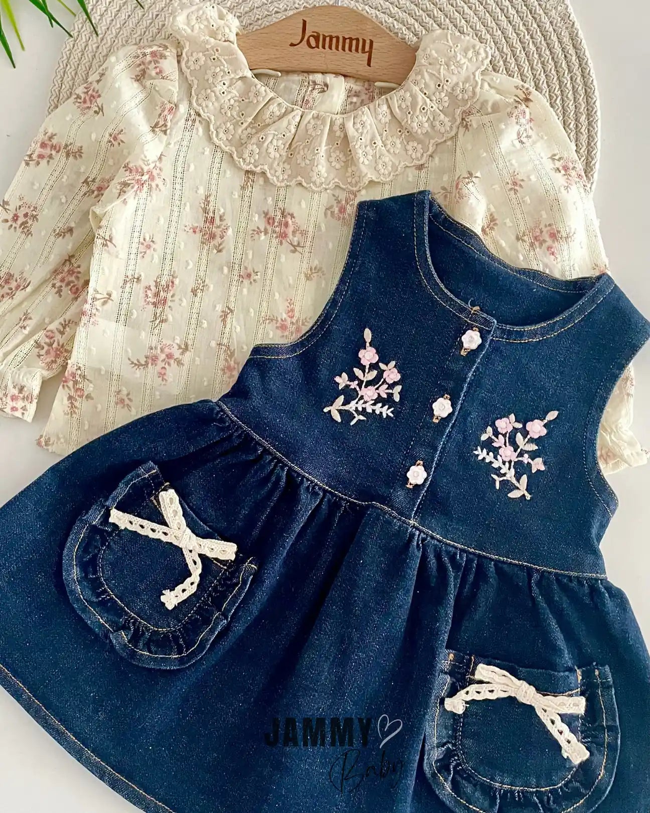 Nicole Denim Dress / Shirt Set-DENIM