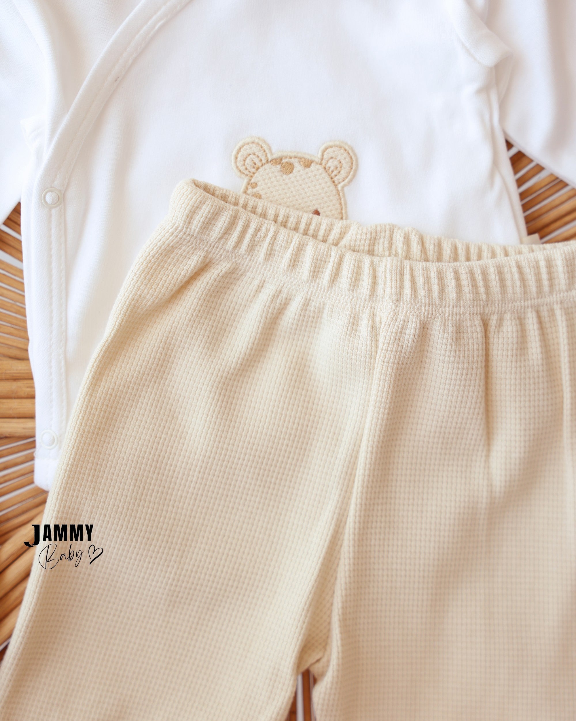 Newborn Bear Essentials Set - Ivory & Beige