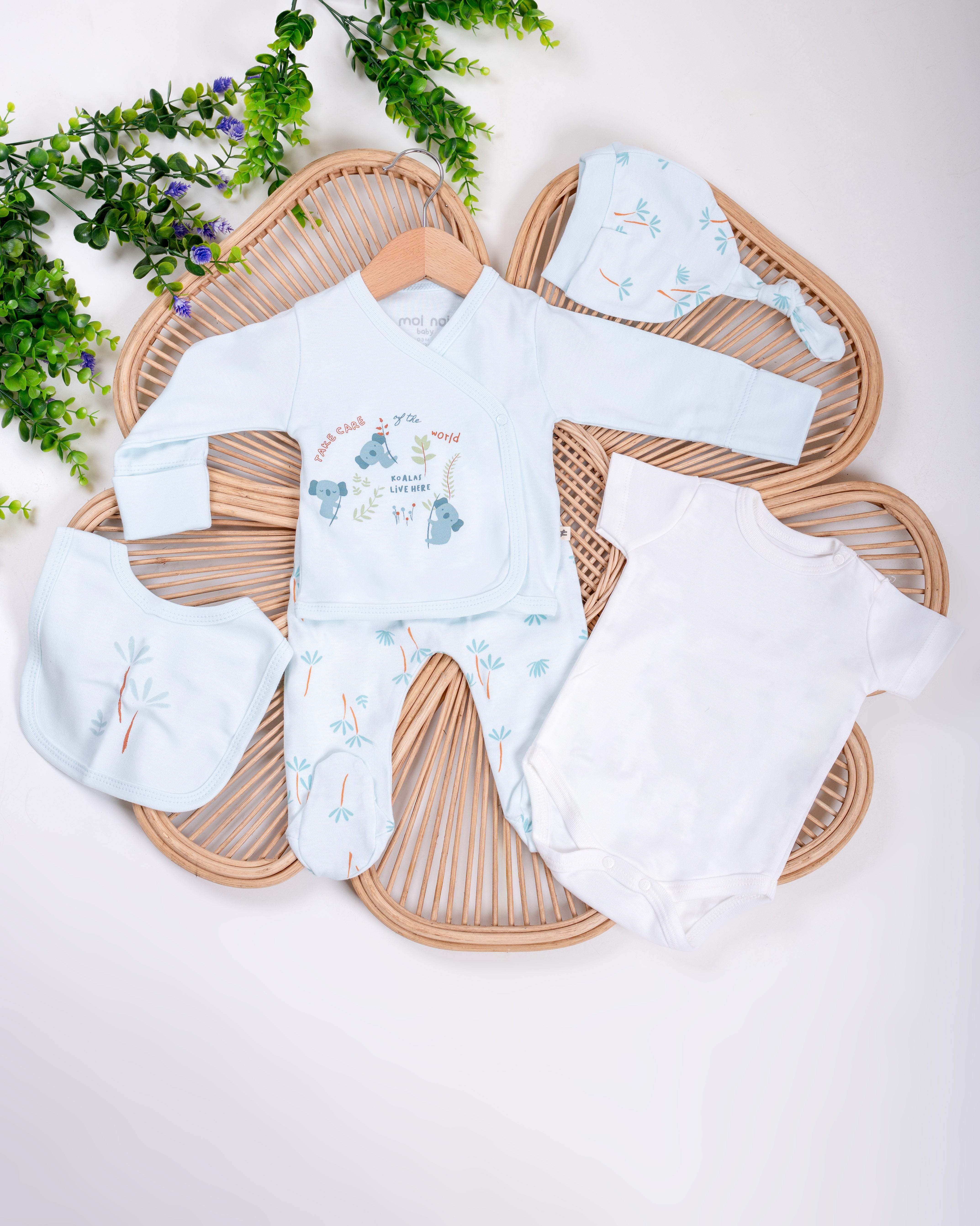 Baby Boy 5-Piece Koala Set - Mint
