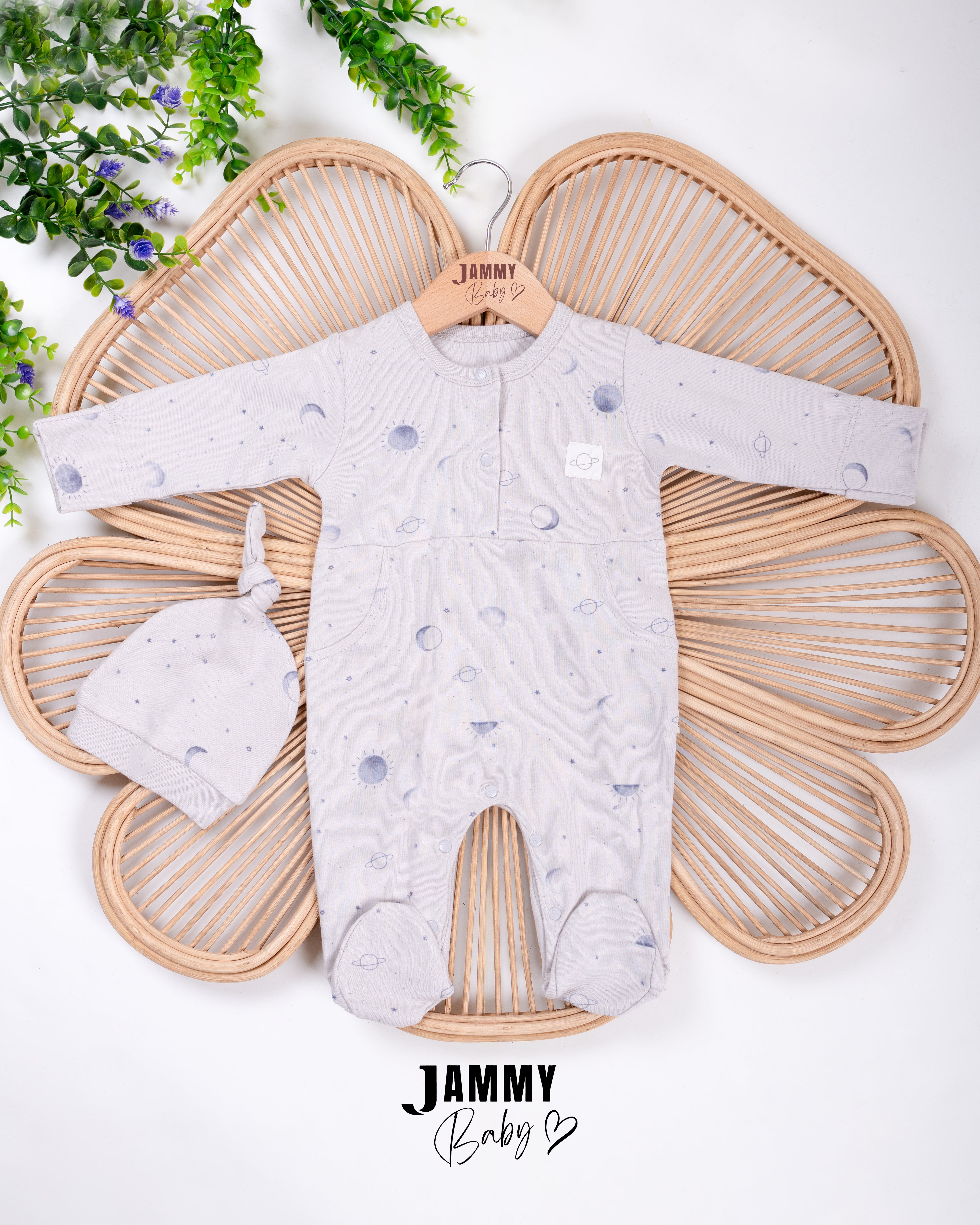 SPACE - Hooded Romper