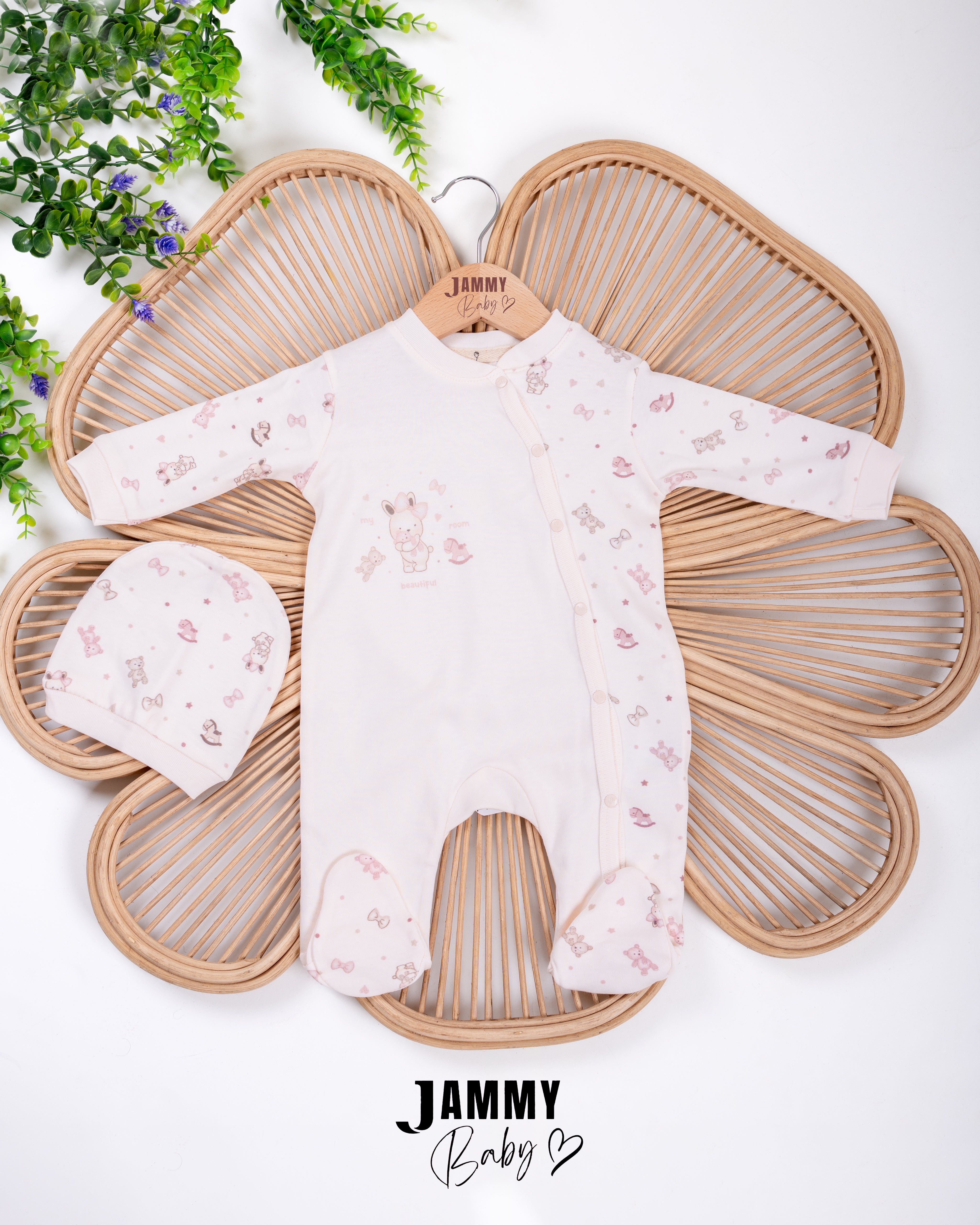 My Room Beautiful Footed Romper