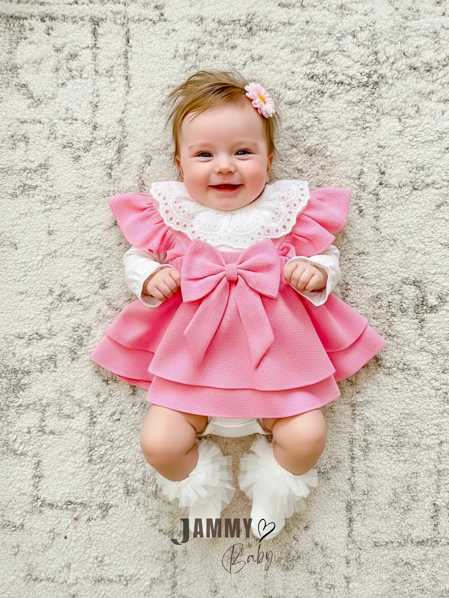 Luana Waffle Sleeveless Dress Set – Pink