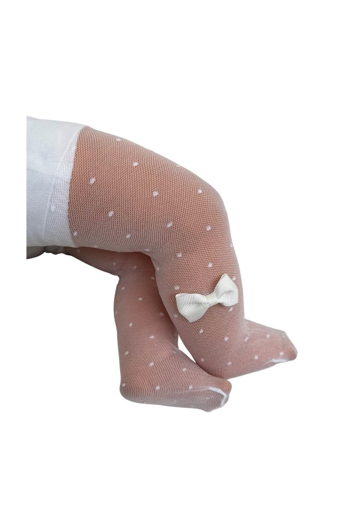 Bow Tulle Tights – WHITE