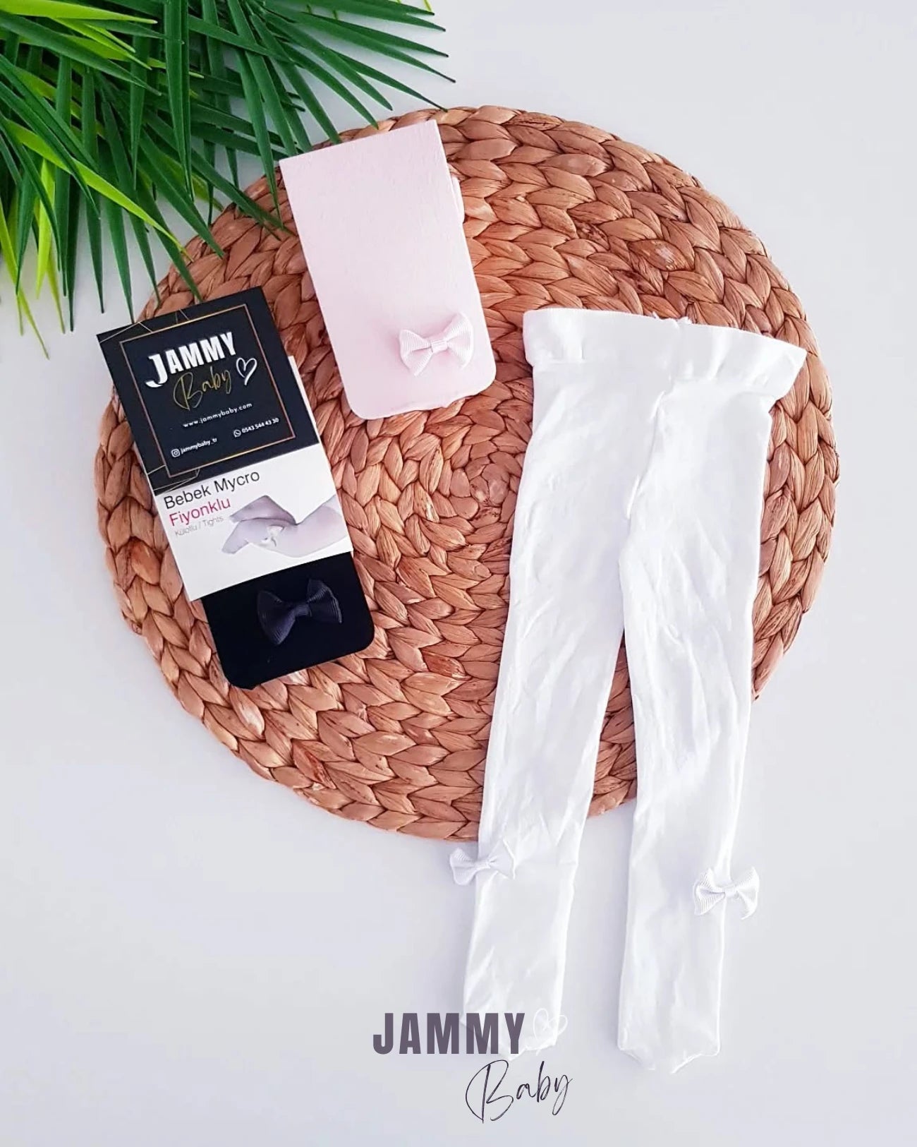 Bow Microfiber Tights