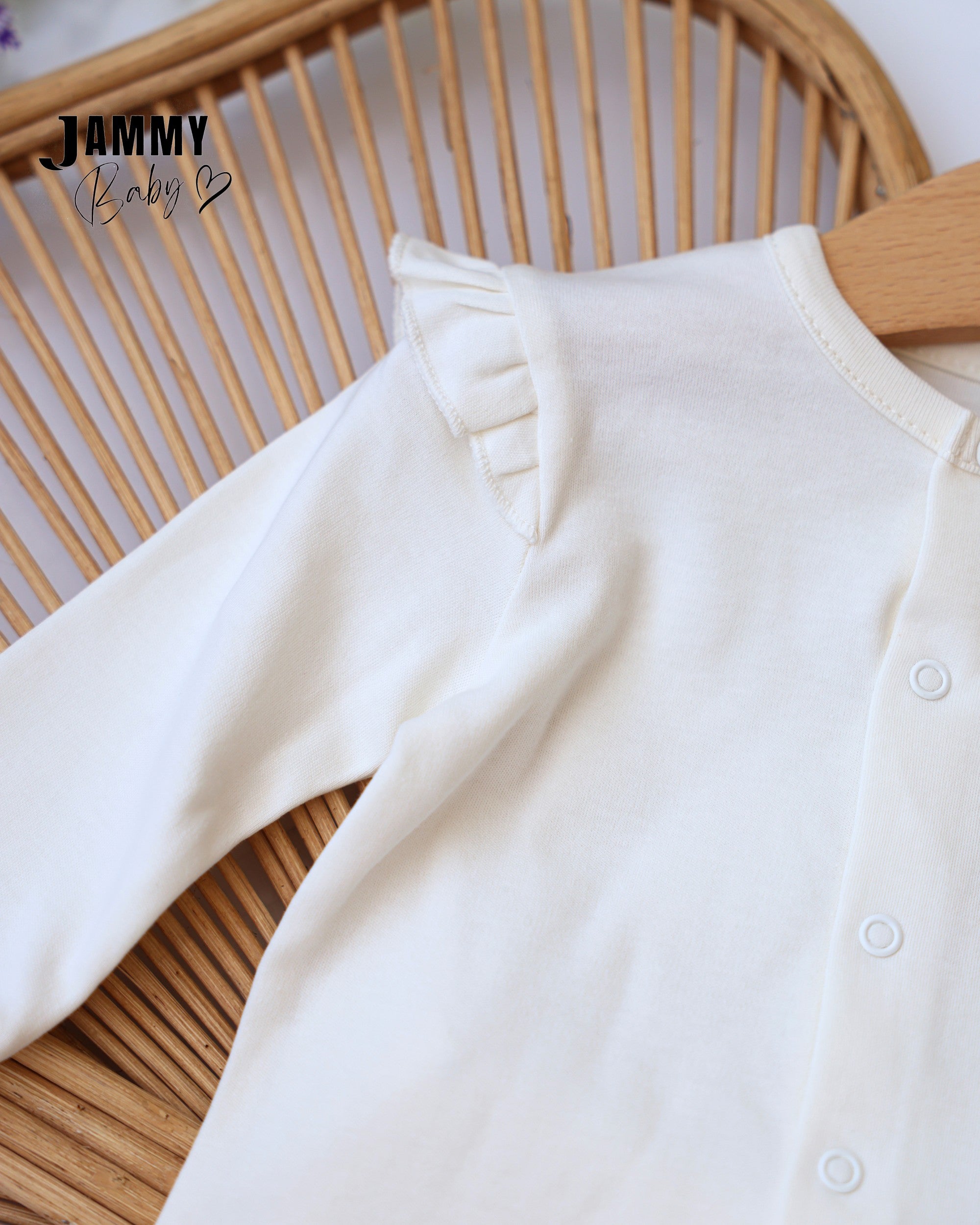 Cherry Long Sleeve Nightwear Set - White