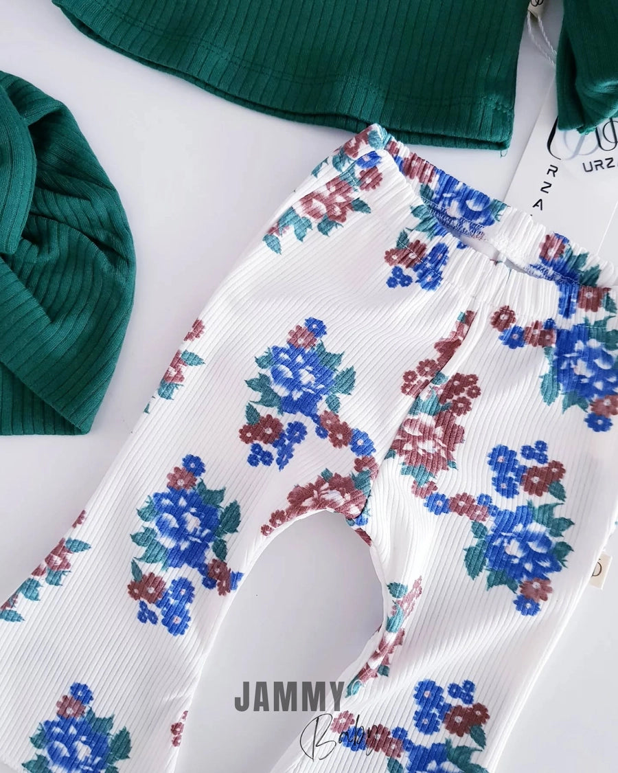 Flor Boneli Balloon Sleeve Set - EMERALD GREEN