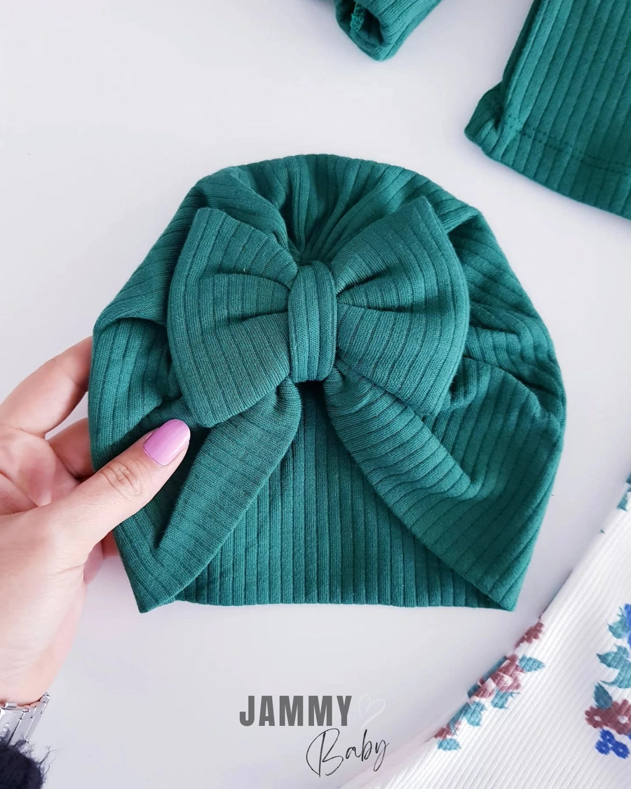 Flor Boneli Balloon Sleeve Set - EMERALD GREEN