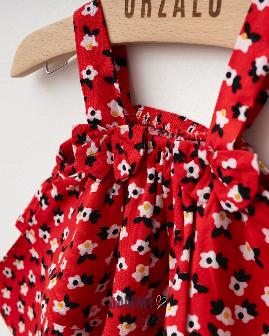 Margarita Strappy Summer Set – Red