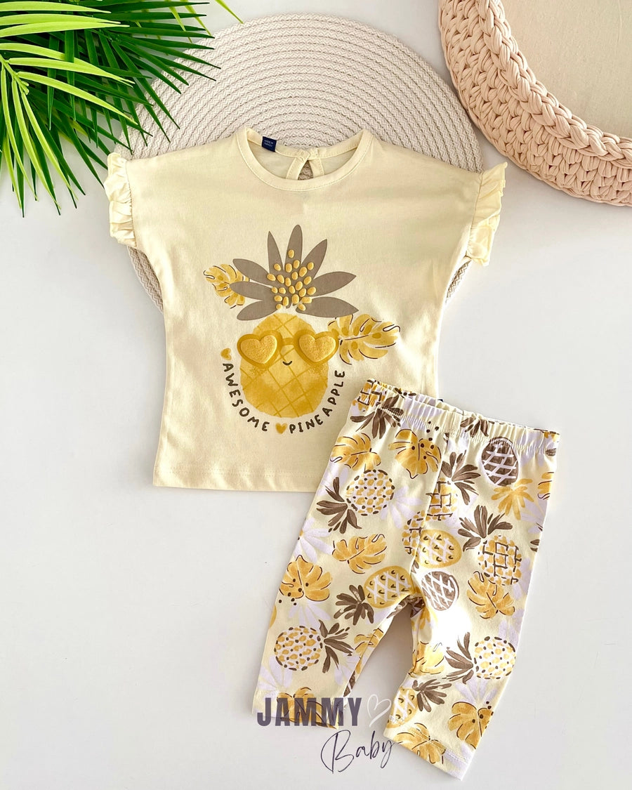 Pineapple Leggings 2-Piece Set - ELEPHANT TOOTH