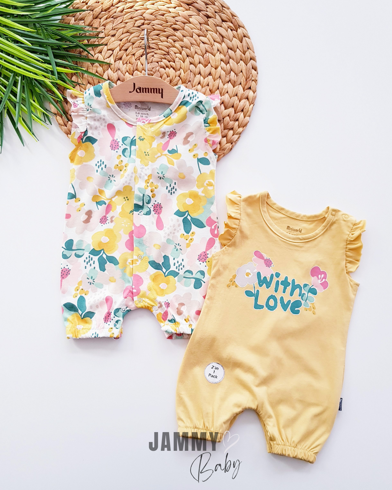 With love 2 Pc Jumpsuit Set